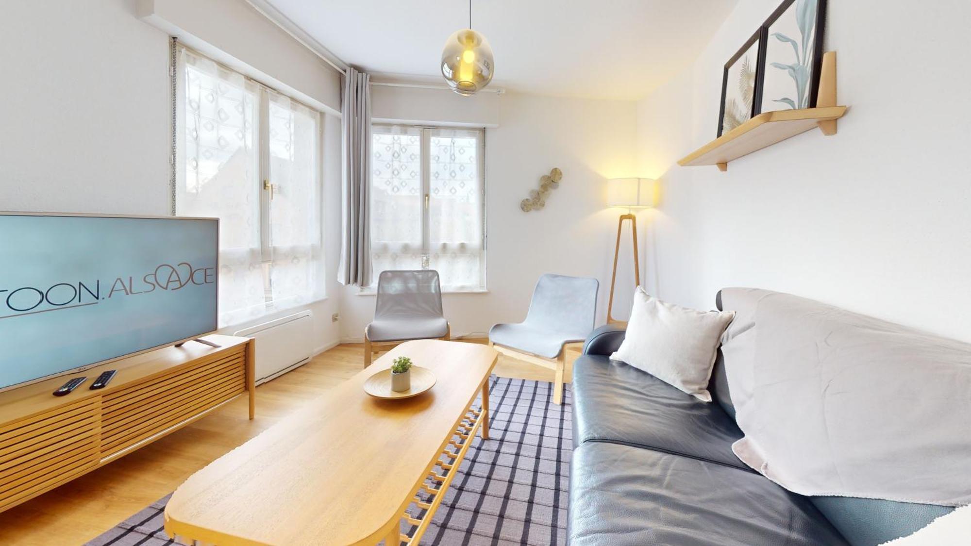 Elegance, Appartement 6 Pers 1 Parking Кольмар Экстерьер фото