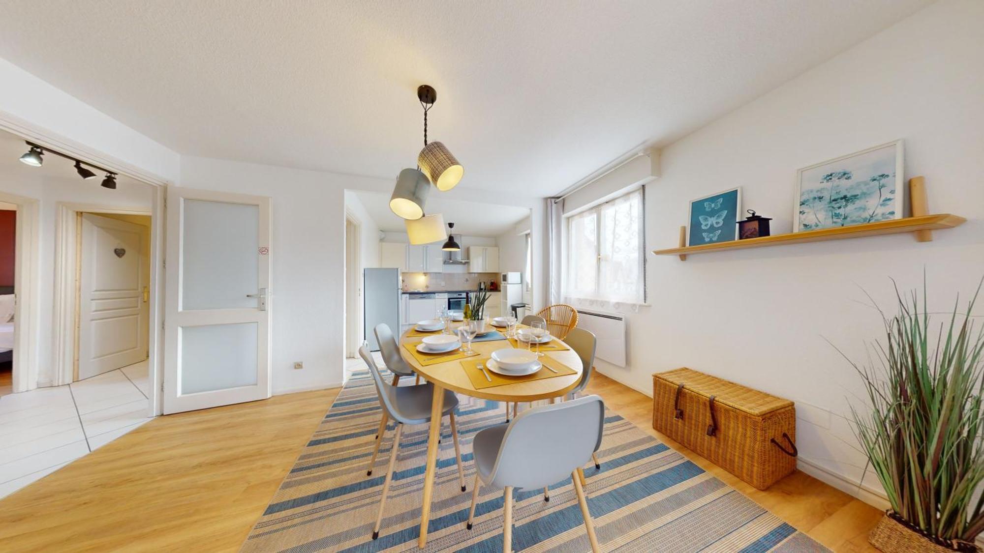 Elegance, Appartement 6 Pers 1 Parking Кольмар Экстерьер фото