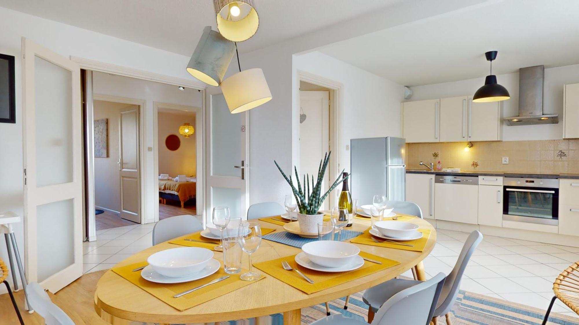 Elegance, Appartement 6 Pers 1 Parking Кольмар Экстерьер фото