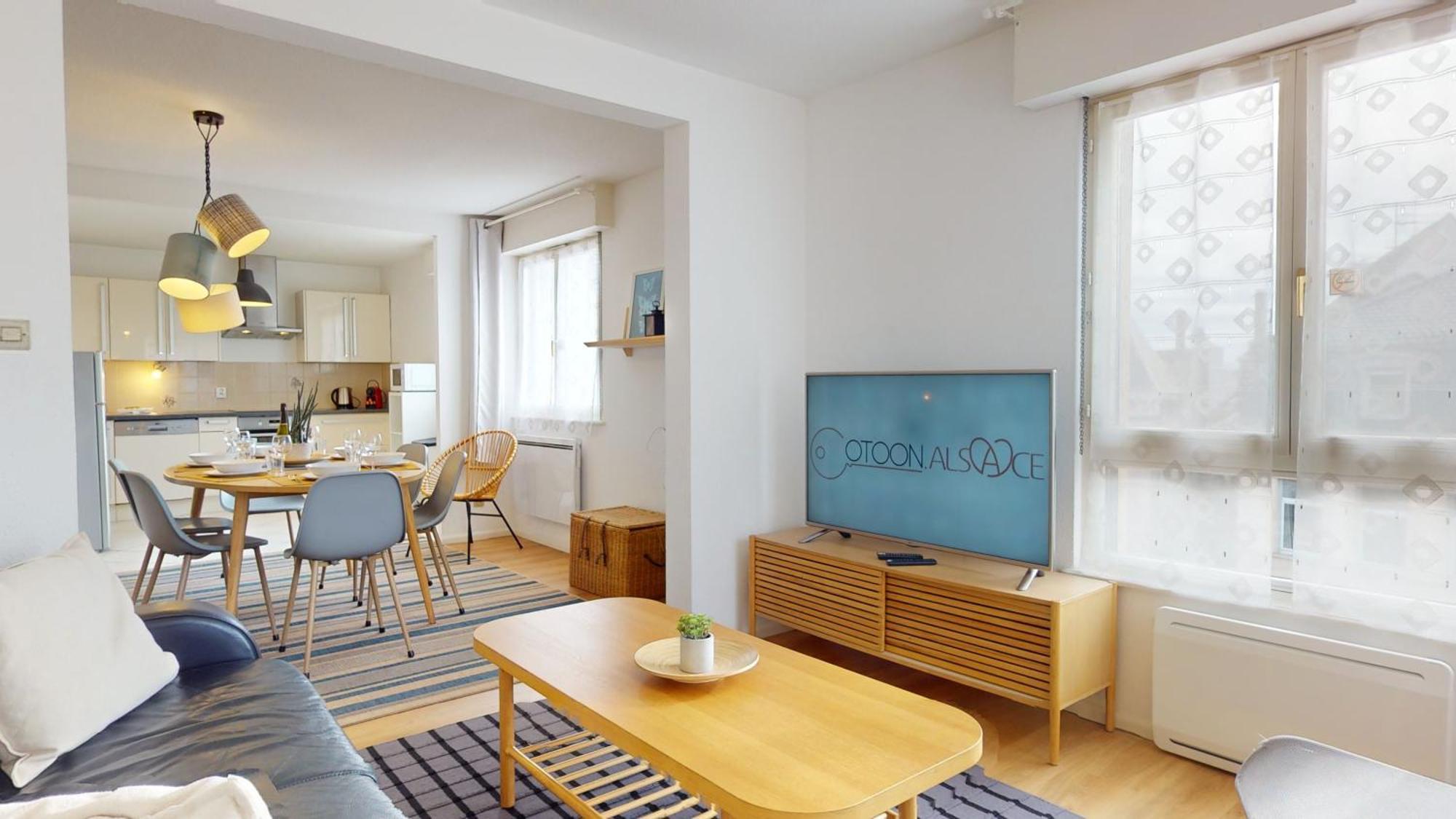 Elegance, Appartement 6 Pers 1 Parking Кольмар Экстерьер фото